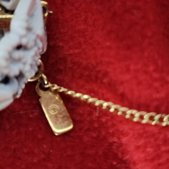 Vintage 1960's Monet White Enamel on Silverplate Filigree Floral Design Bracelet - Picture 6 of 16